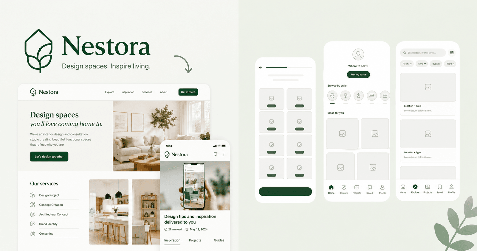 UI/UX design preview